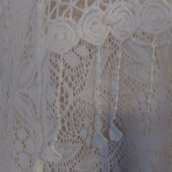 Flying Tomato | All Lace White Vest | S | New - Picture 6 of 14